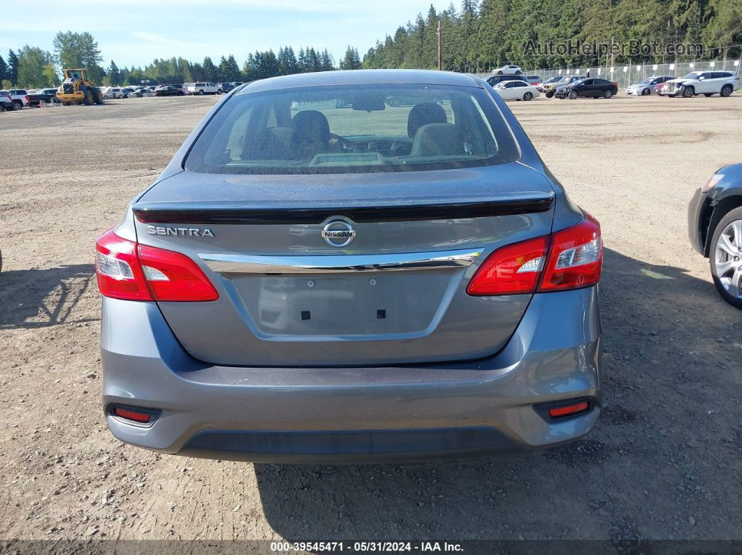 2018 Nissan Sentra S Gray vin: 3N1AB7AP5JY252095