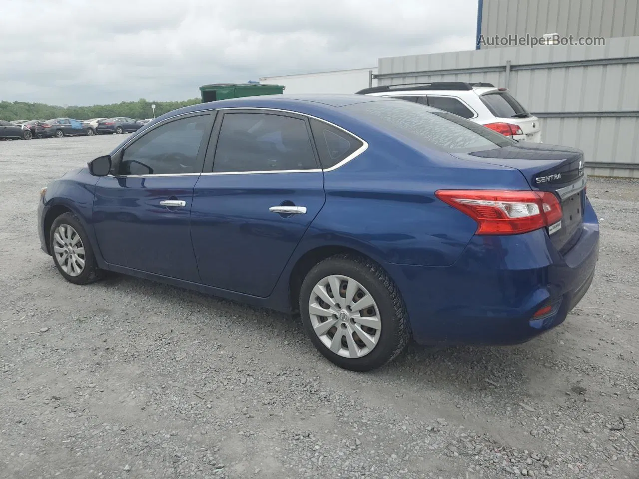 2018 Nissan Sentra S Blue vin: 3N1AB7AP5JY266384