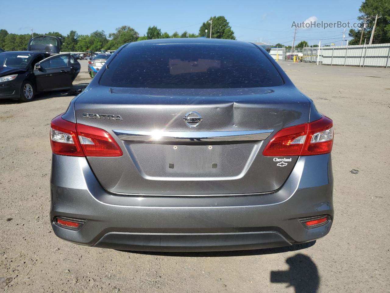 2018 Nissan Sentra S Gray vin: 3N1AB7AP5JY269642