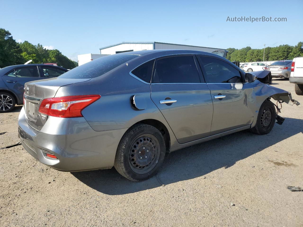 2018 Nissan Sentra S Gray vin: 3N1AB7AP5JY269642