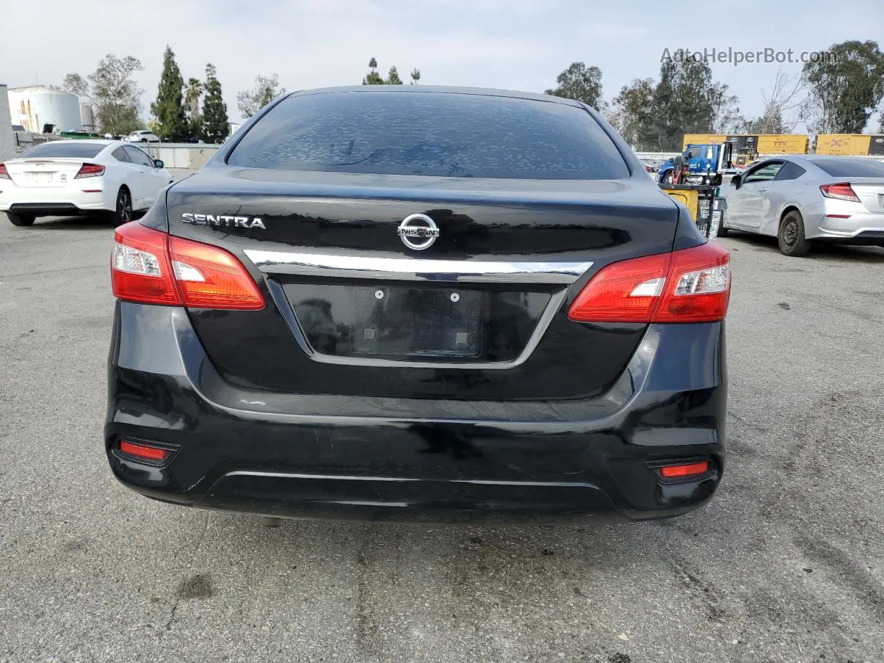 2018 Nissan Sentra S Black vin: 3N1AB7AP5JY272833