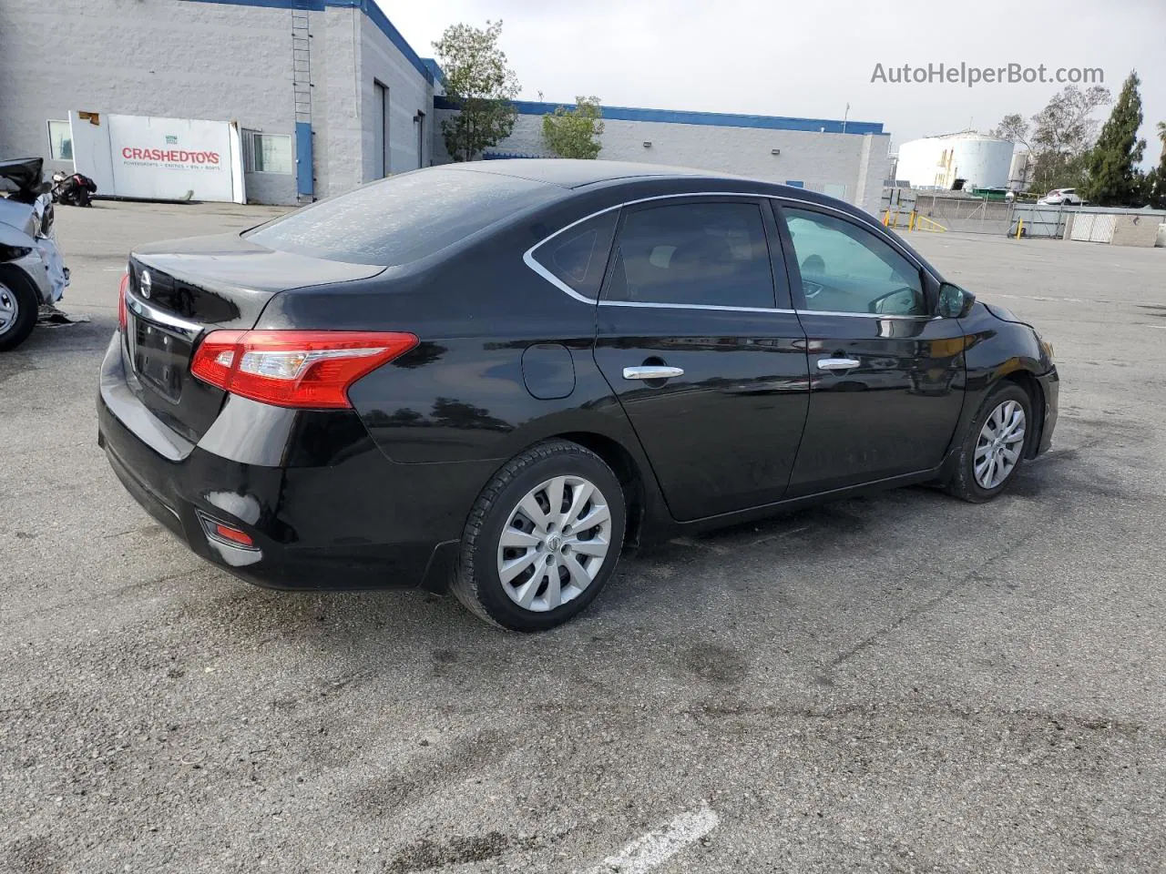 2018 Nissan Sentra S Black vin: 3N1AB7AP5JY272833