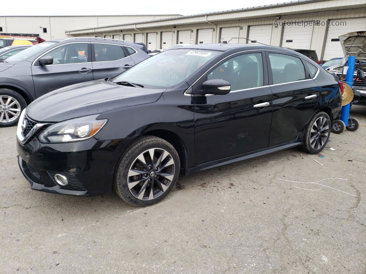 2018 Nissan Sentra S Black vin: 3N1AB7AP5JY273660