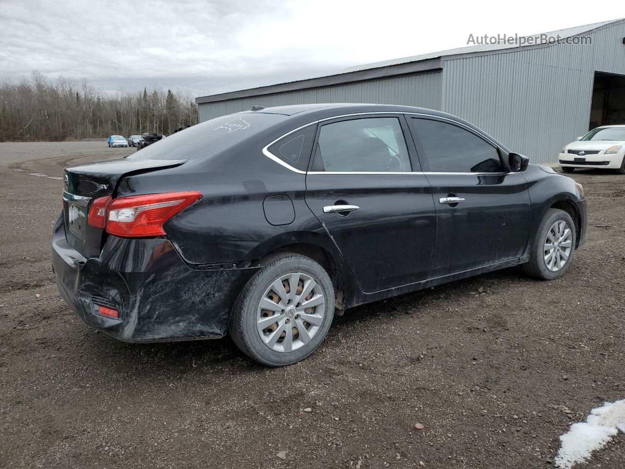 2018 Nissan Sentra S Black vin: 3N1AB7AP5JY274341