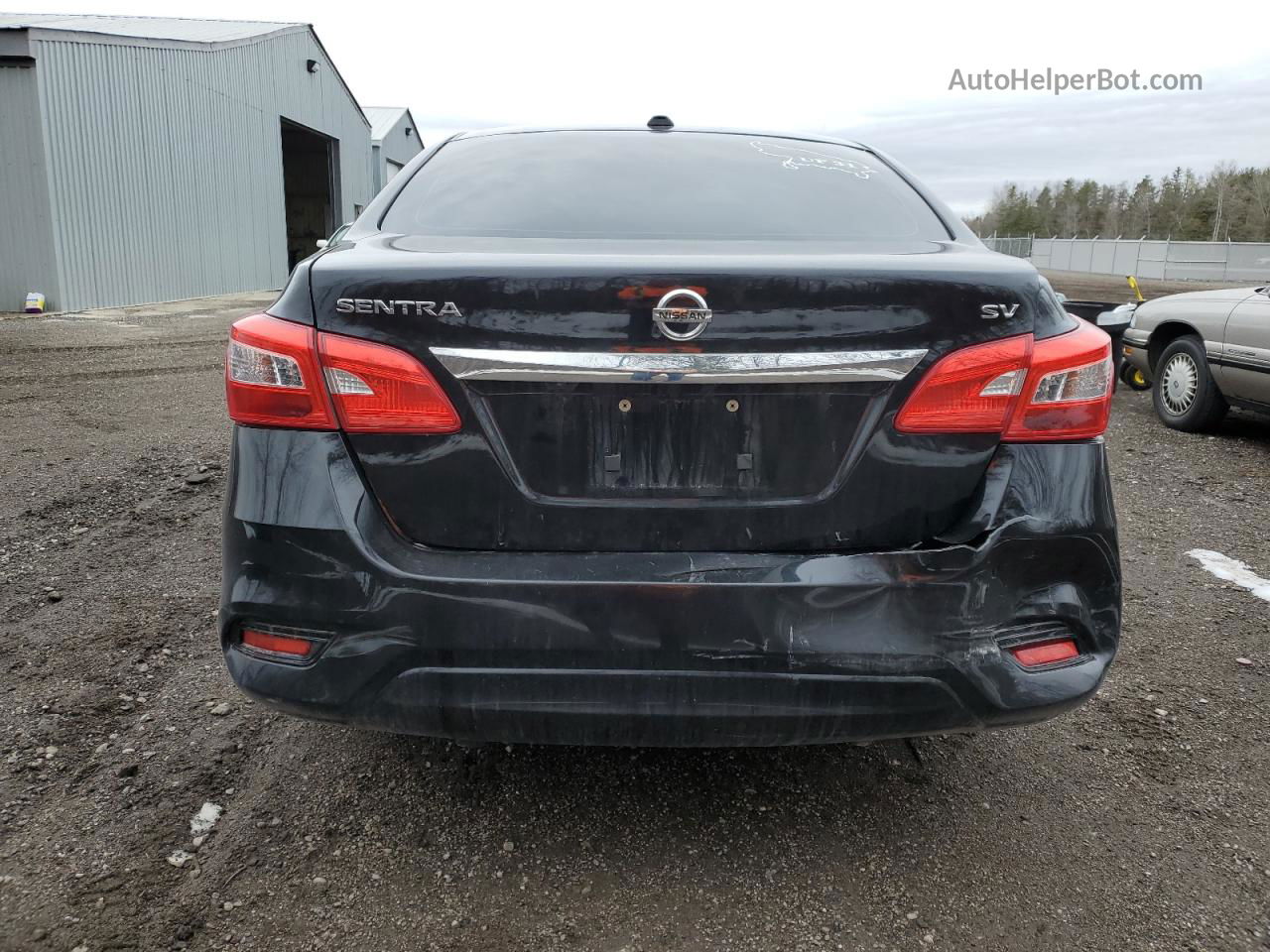 2018 Nissan Sentra S Black vin: 3N1AB7AP5JY274341