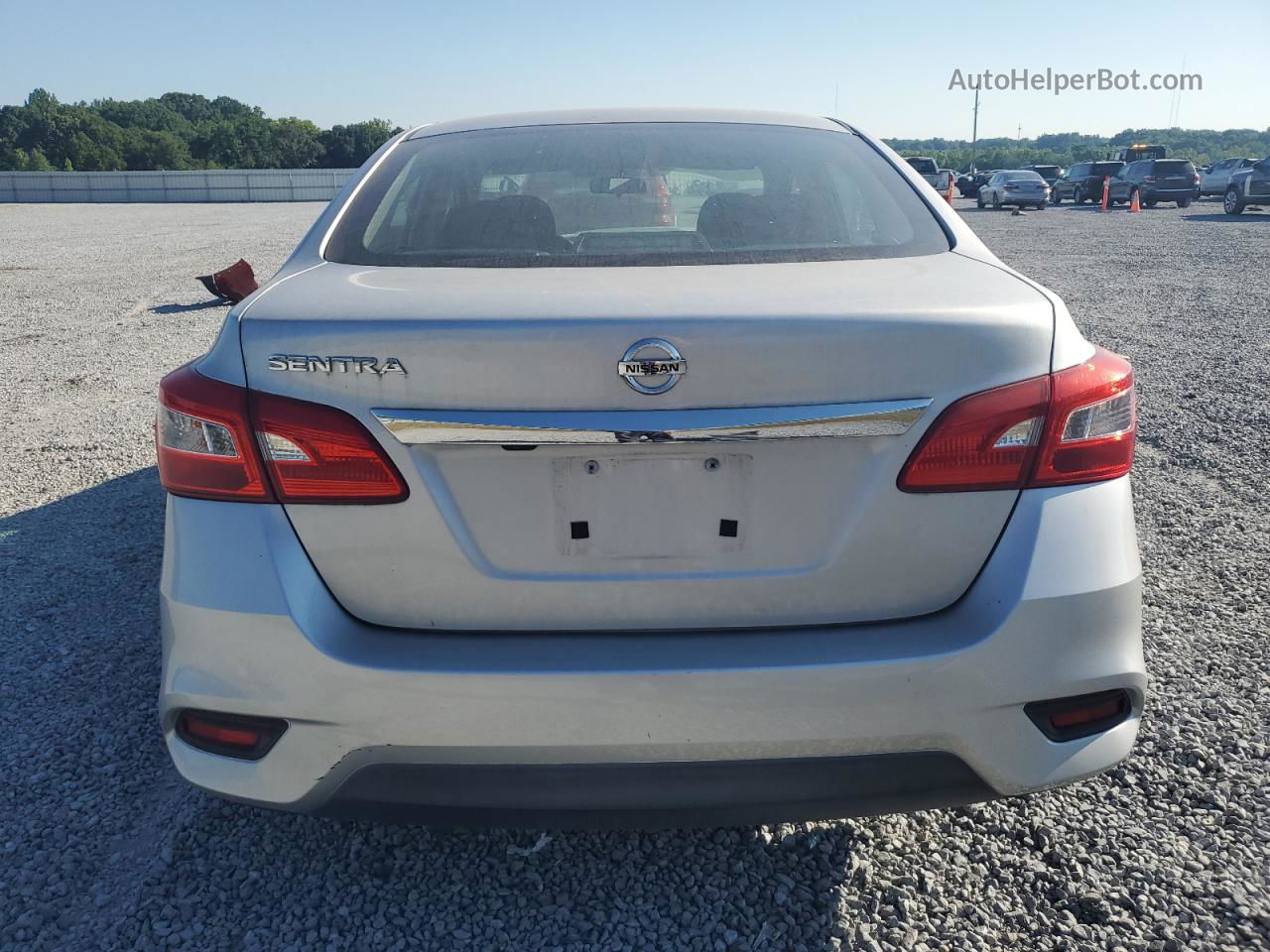 2018 Nissan Sentra S Silver vin: 3N1AB7AP5JY278129