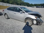 2018 Nissan Sentra S Silver vin: 3N1AB7AP5JY278129