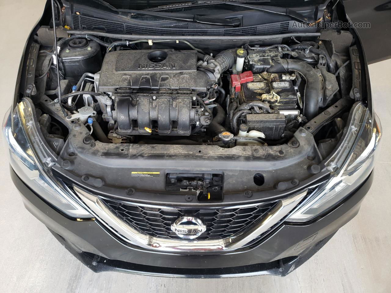 2018 Nissan Sentra S Черный vin: 3N1AB7AP5JY298154