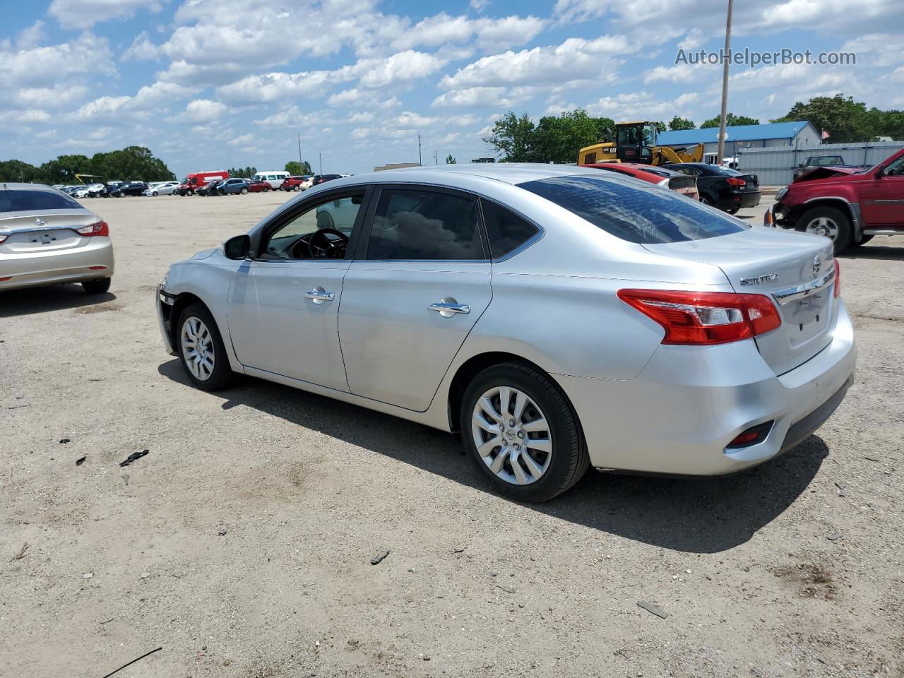 2018 Nissan Sentra S Silver vin: 3N1AB7AP5JY300503