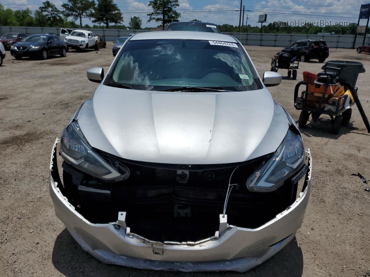 2018 Nissan Sentra S Silver vin: 3N1AB7AP5JY300503