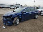 2018 Nissan Sentra S Blue vin: 3N1AB7AP5JY308861