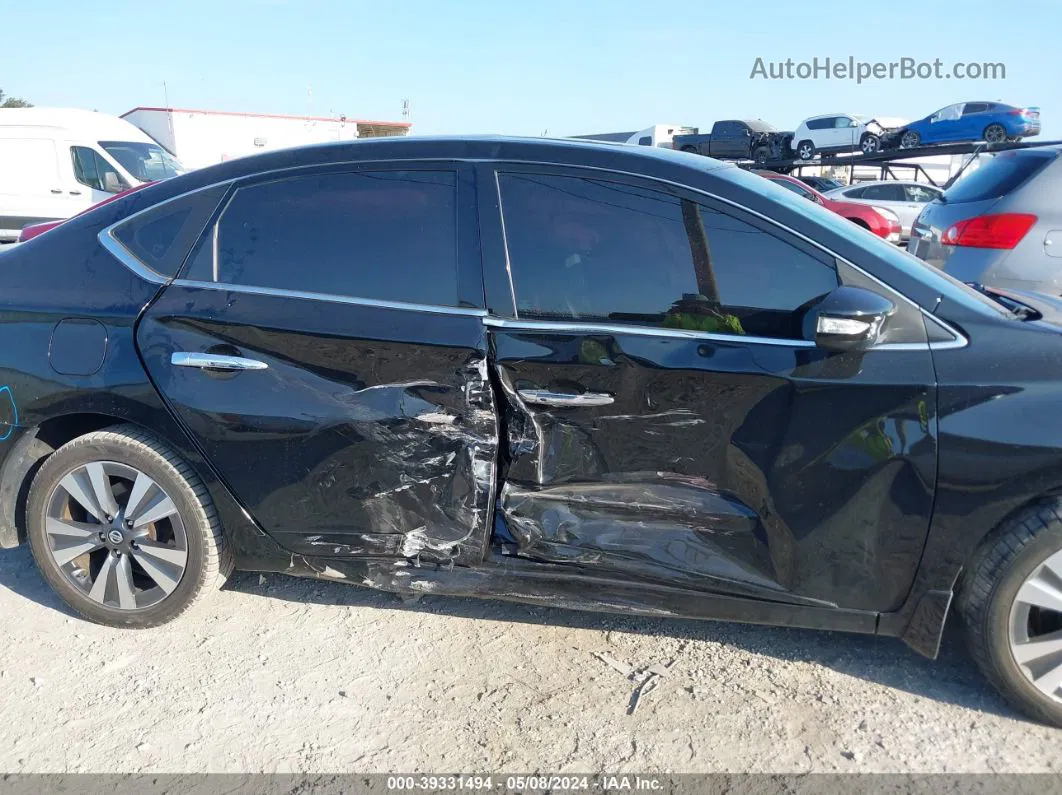 2018 Nissan Sentra Sl Black vin: 3N1AB7AP5JY311923