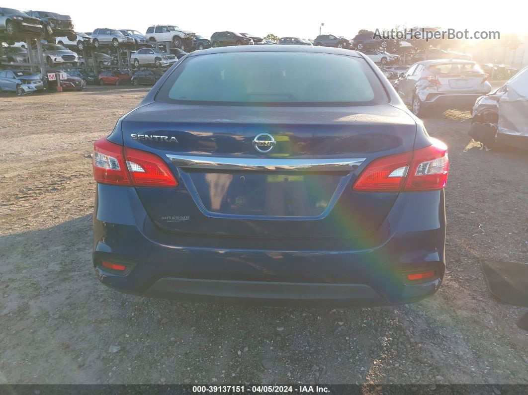 2018 Nissan Sentra S Blue vin: 3N1AB7AP5JY321660