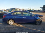 2018 Nissan Sentra S Blue vin: 3N1AB7AP5JY321660