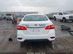 2018 Nissan Sentra S White vin: 3N1AB7AP5JY324378