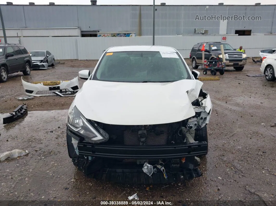 2018 Nissan Sentra S White vin: 3N1AB7AP5JY324378