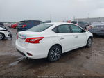 2018 Nissan Sentra S White vin: 3N1AB7AP5JY324378