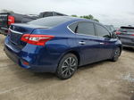 2018 Nissan Sentra S Blue vin: 3N1AB7AP5JY334747