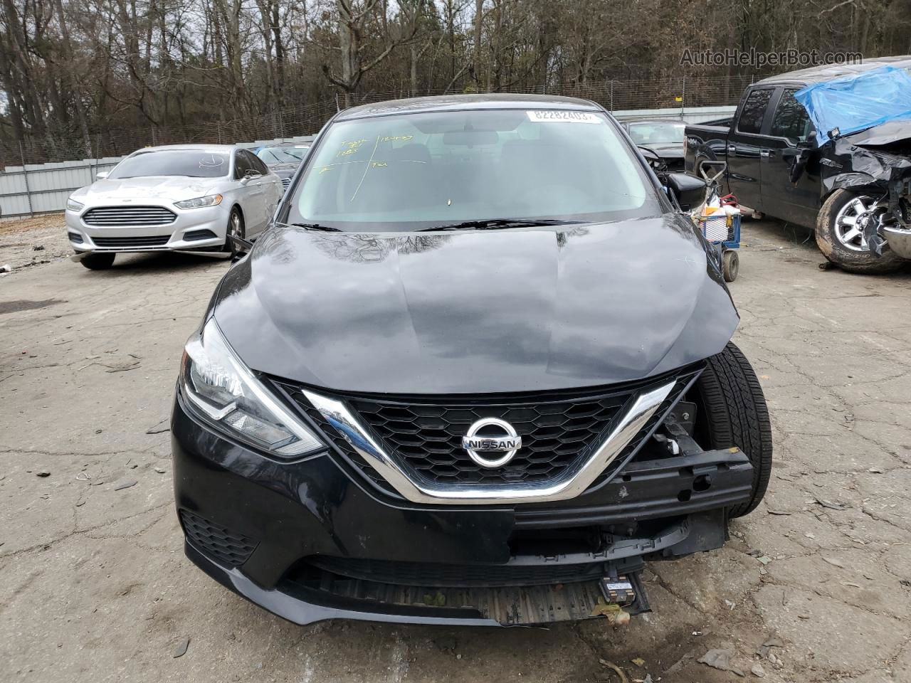 2018 Nissan Sentra S Black vin: 3N1AB7AP5JY336238