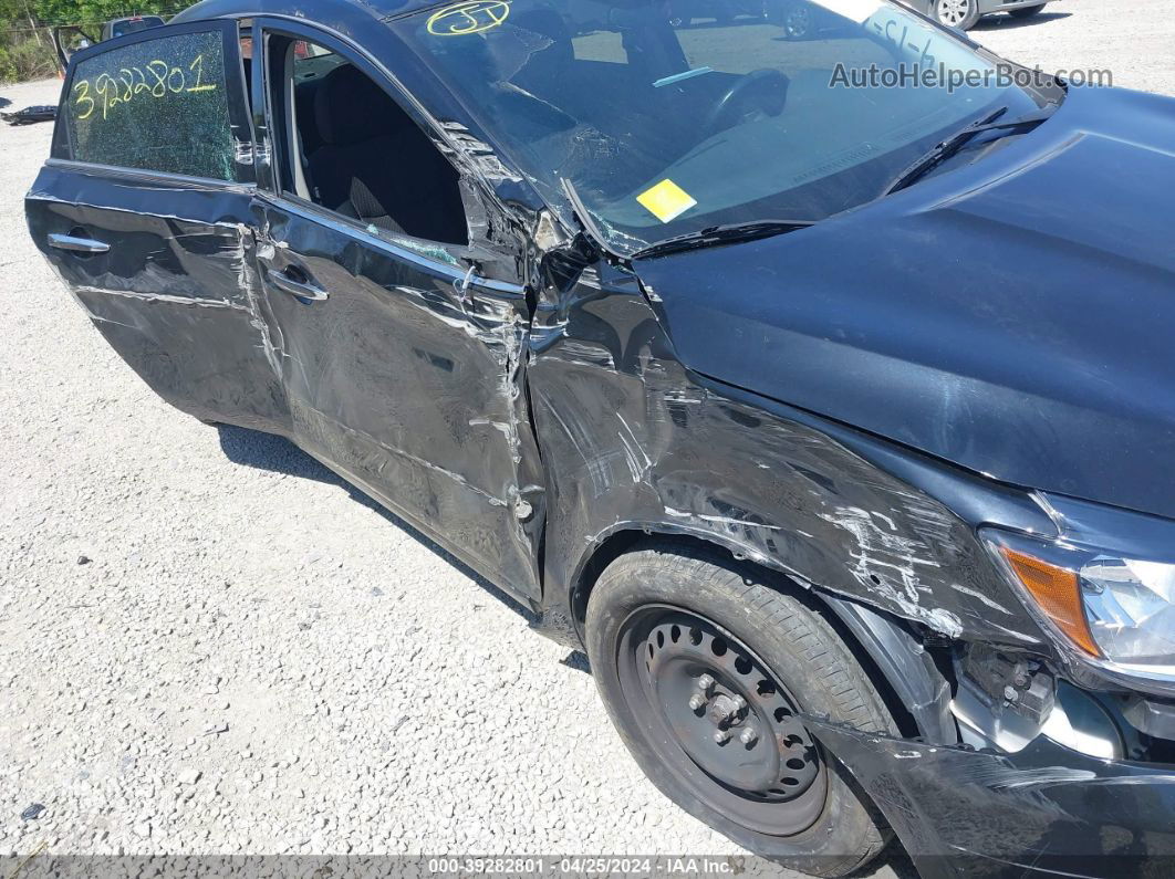 2018 Nissan Sentra S Black vin: 3N1AB7AP5JY345120