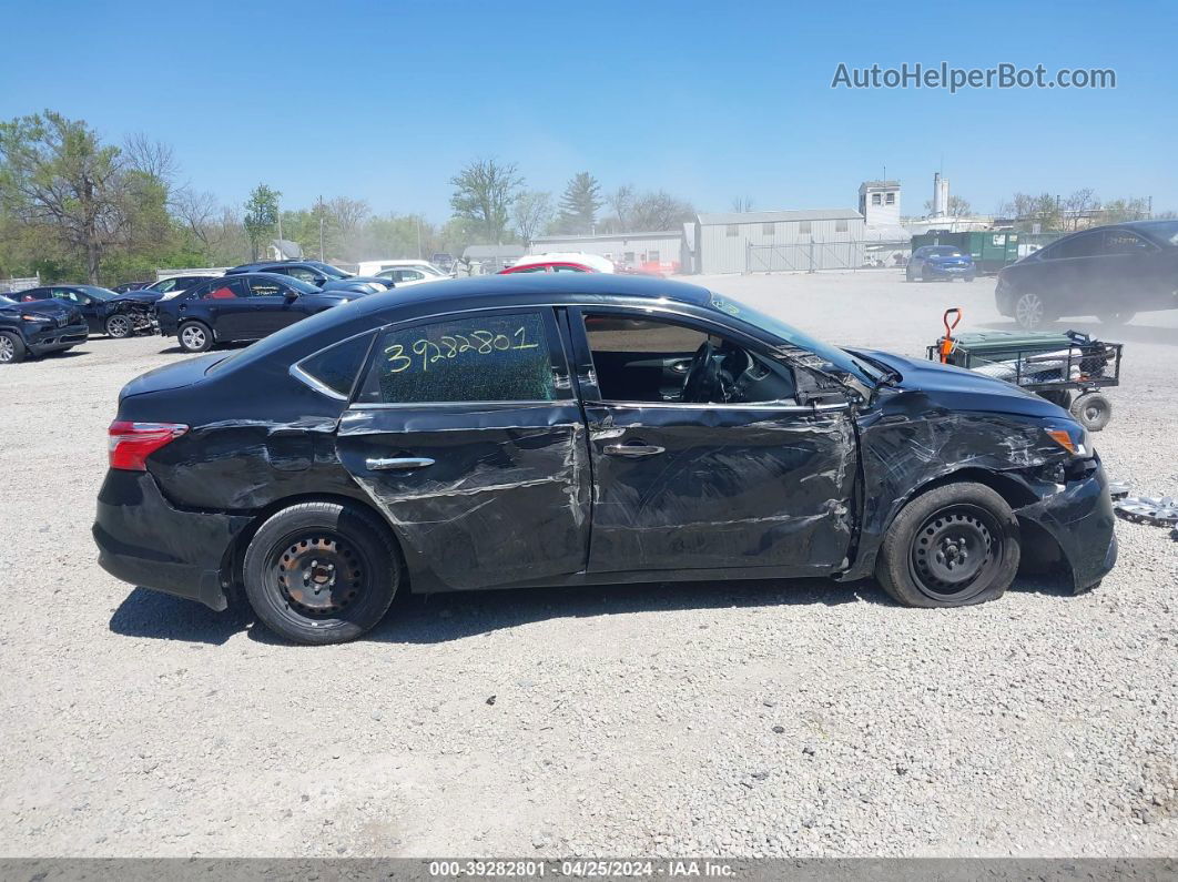 2018 Nissan Sentra S Black vin: 3N1AB7AP5JY345120