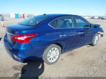 2018 Nissan Sentra Sv Blue vin: 3N1AB7AP5JY348731