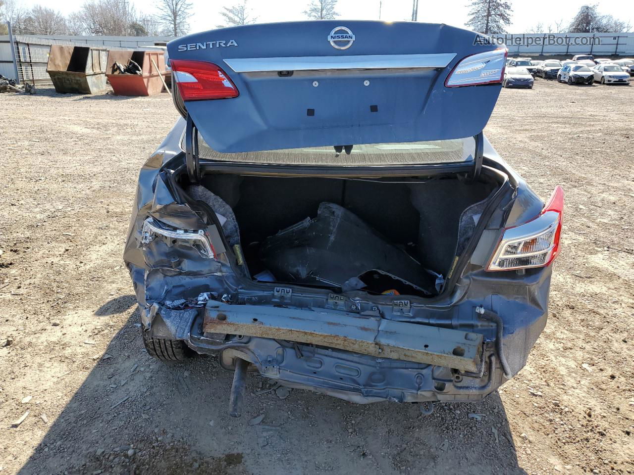 2019 Nissan Sentra S Gray vin: 3N1AB7AP5KL605868