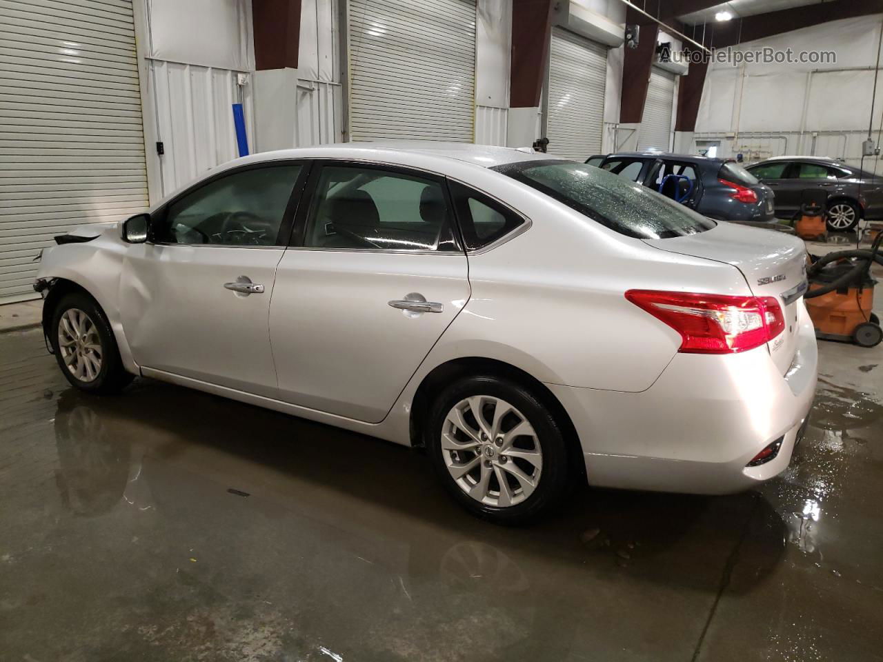 2019 Nissan Sentra S Silver vin: 3N1AB7AP5KL620466