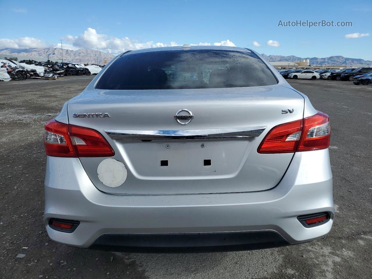 2019 Nissan Sentra S Silver vin: 3N1AB7AP5KY212133