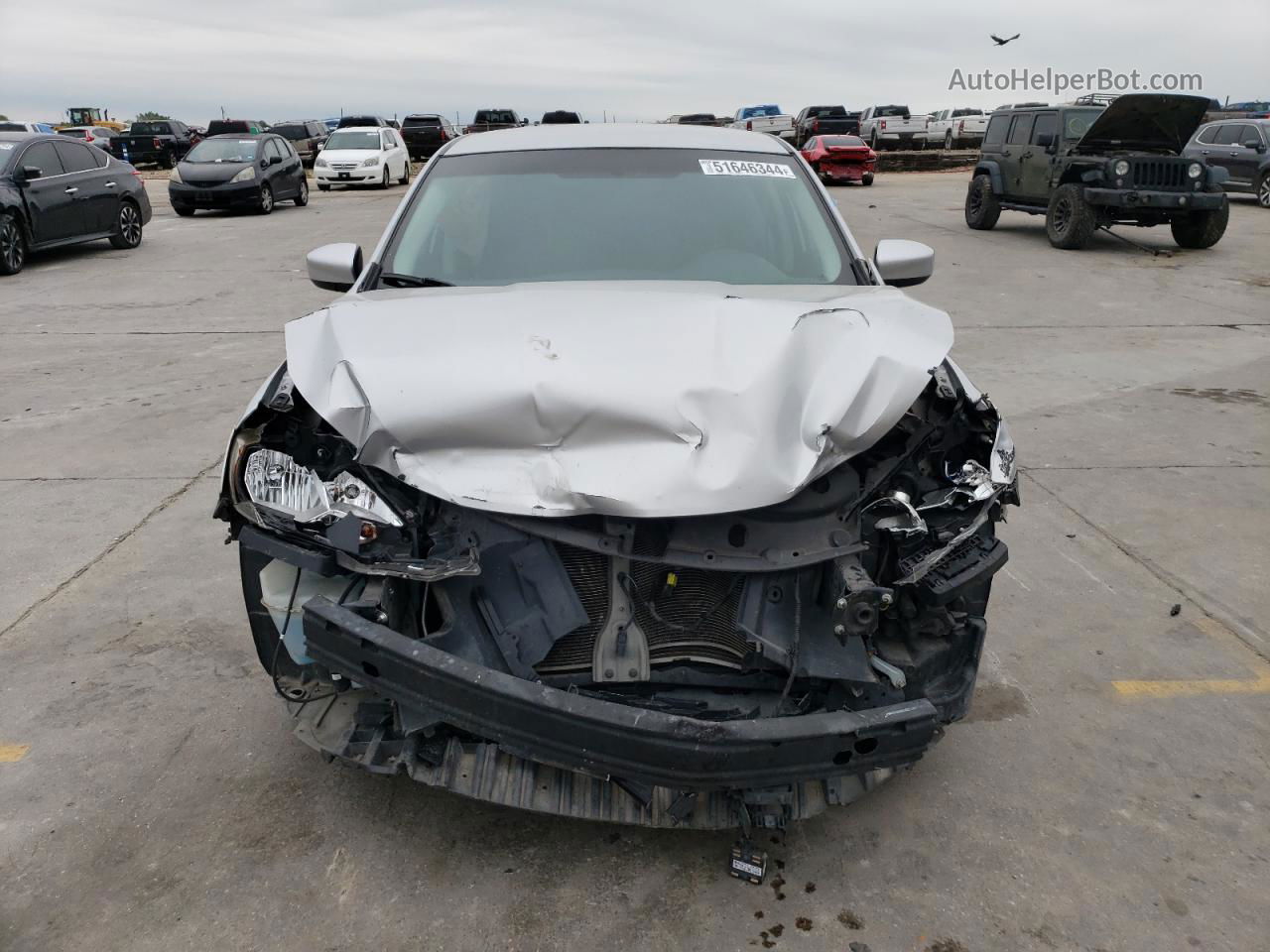 2019 Nissan Sentra S Silver vin: 3N1AB7AP5KY212410