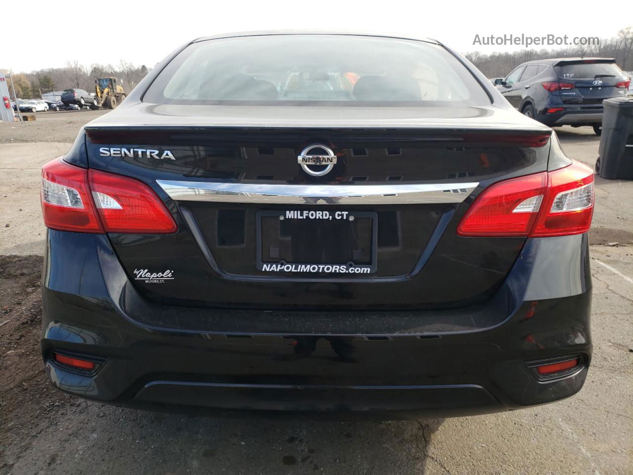 2019 Nissan Sentra S Black vin: 3N1AB7AP5KY224475