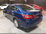 2019 Nissan Sentra Sv Dark Blue vin: 3N1AB7AP5KY231491