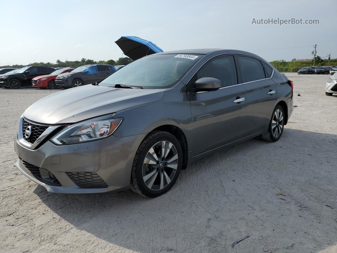 2019 Nissan Sentra S Silver vin: 3N1AB7AP5KY259856