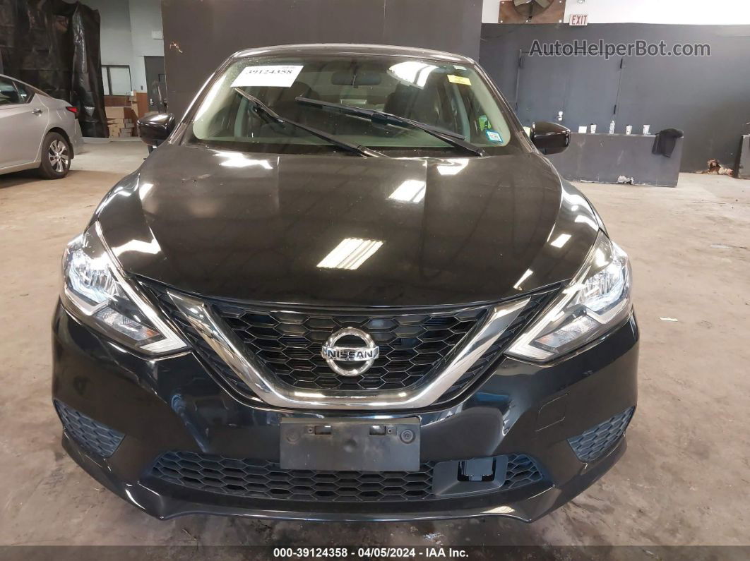 2019 Nissan Sentra Sv Black vin: 3N1AB7AP5KY271473