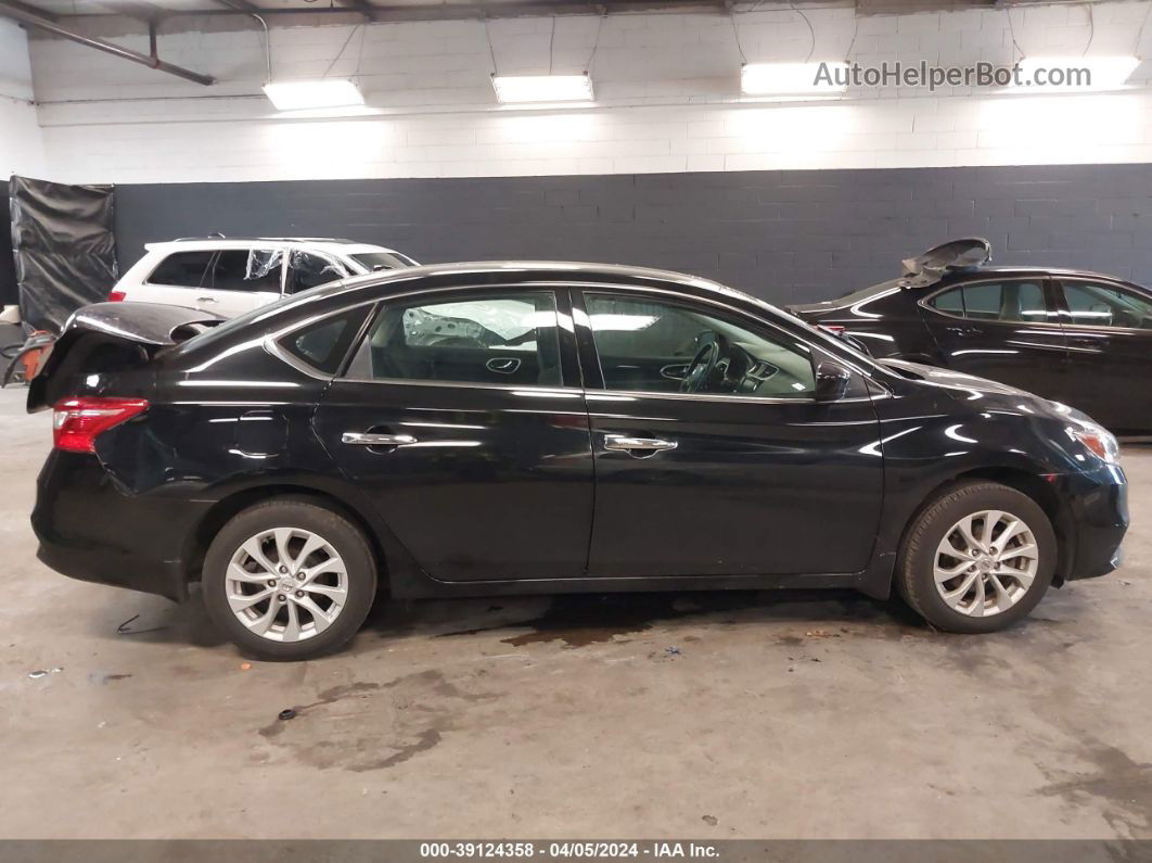 2019 Nissan Sentra Sv Black vin: 3N1AB7AP5KY271473