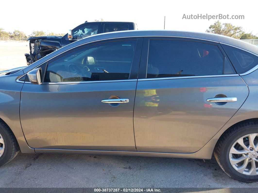 2019 Nissan Sentra Sv Silver vin: 3N1AB7AP5KY310093