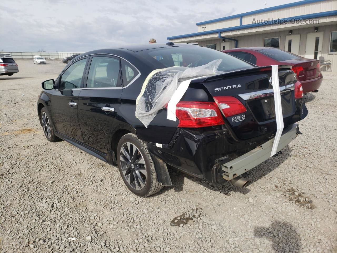 2019 Nissan Sentra S Черный vin: 3N1AB7AP5KY317433