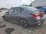 2019 Nissan Sentra S Серый vin: 3N1AB7AP5KY322227