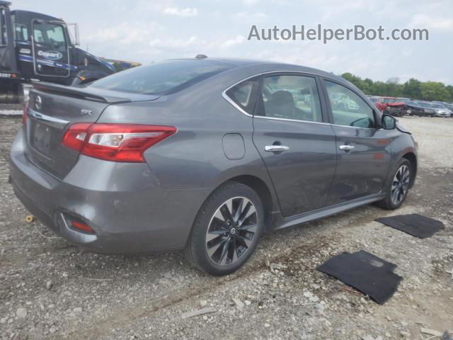 2019 Nissan Sentra S Серый vin: 3N1AB7AP5KY322227