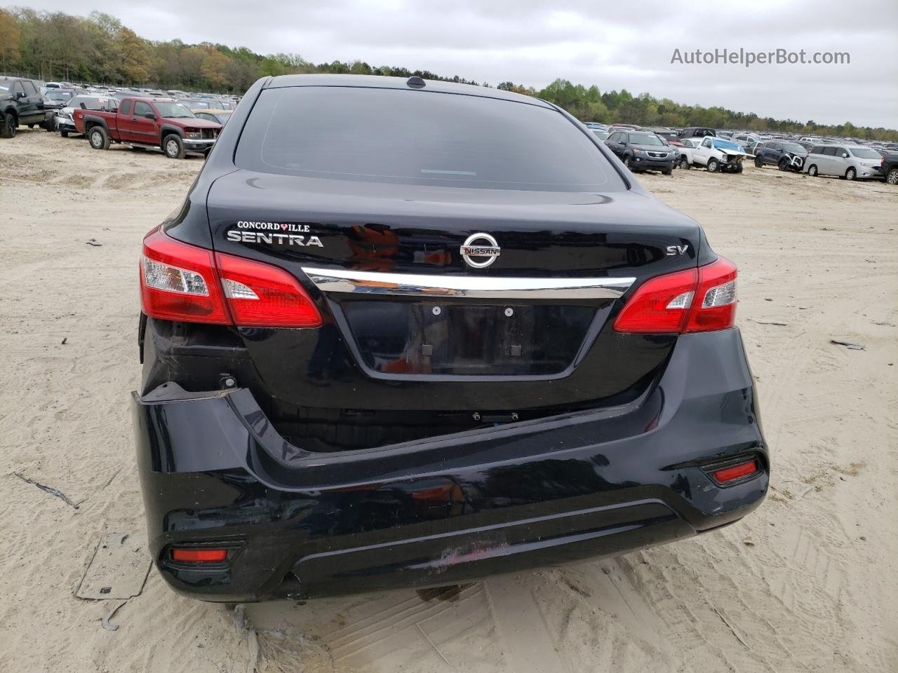 2019 Nissan Sentra S Black vin: 3N1AB7AP5KY337763