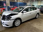 2019 Nissan Sentra S Silver vin: 3N1AB7AP5KY345541