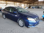 2019 Nissan Sentra S Blue vin: 3N1AB7AP5KY354434