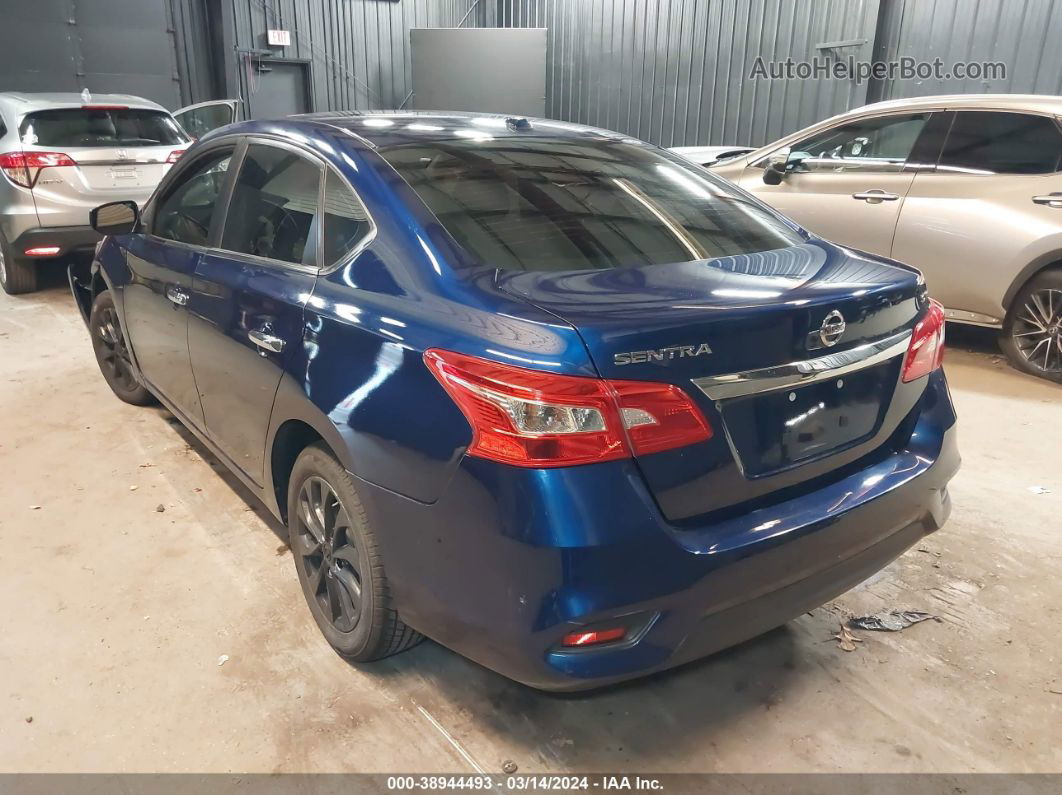 2019 Nissan Sentra Sv Dark Blue vin: 3N1AB7AP5KY364137