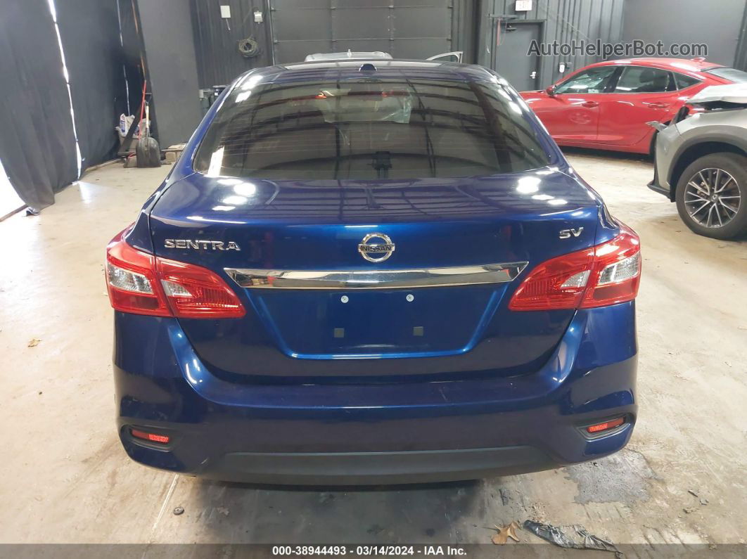 2019 Nissan Sentra Sv Dark Blue vin: 3N1AB7AP5KY364137