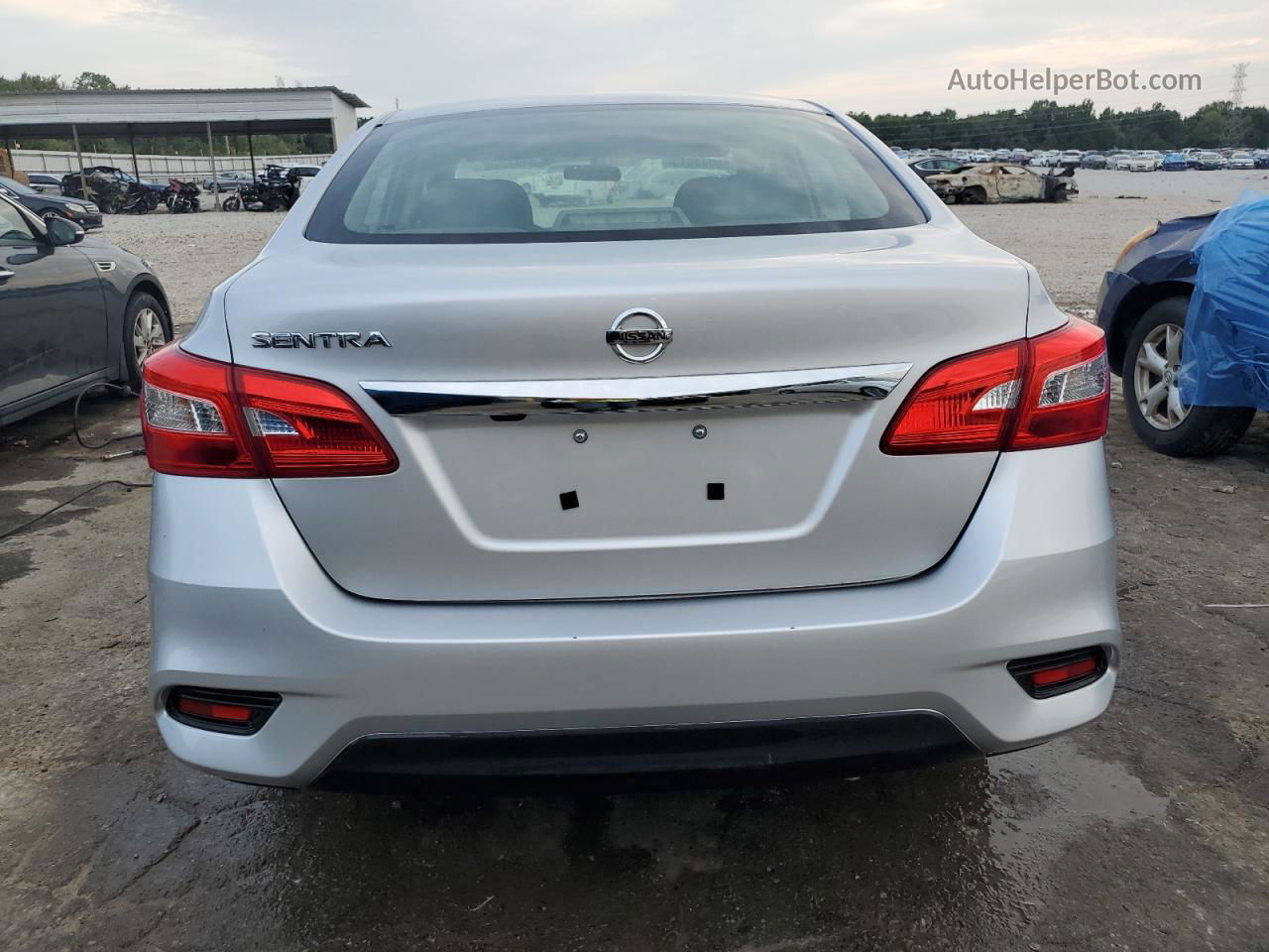 2019 Nissan Sentra S Silver vin: 3N1AB7AP5KY372349