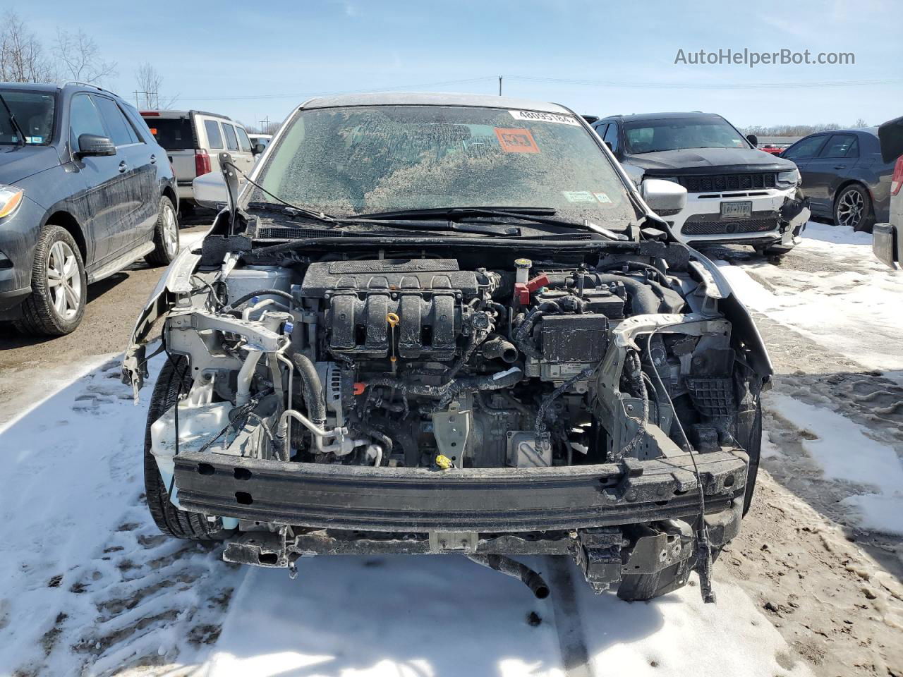 2019 Nissan Sentra S Silver vin: 3N1AB7AP5KY379298