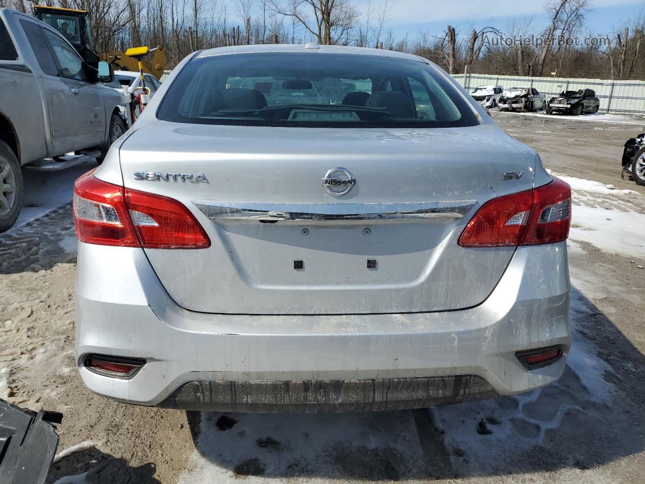 2019 Nissan Sentra S Silver vin: 3N1AB7AP5KY379298