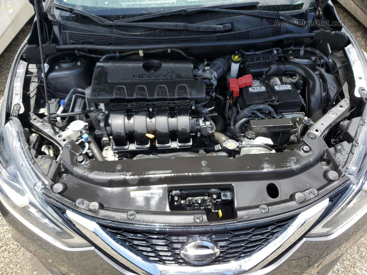 2019 Nissan Sentra S Серый vin: 3N1AB7AP5KY390219