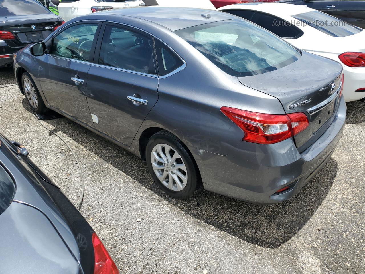 2019 Nissan Sentra S Gray vin: 3N1AB7AP5KY390219