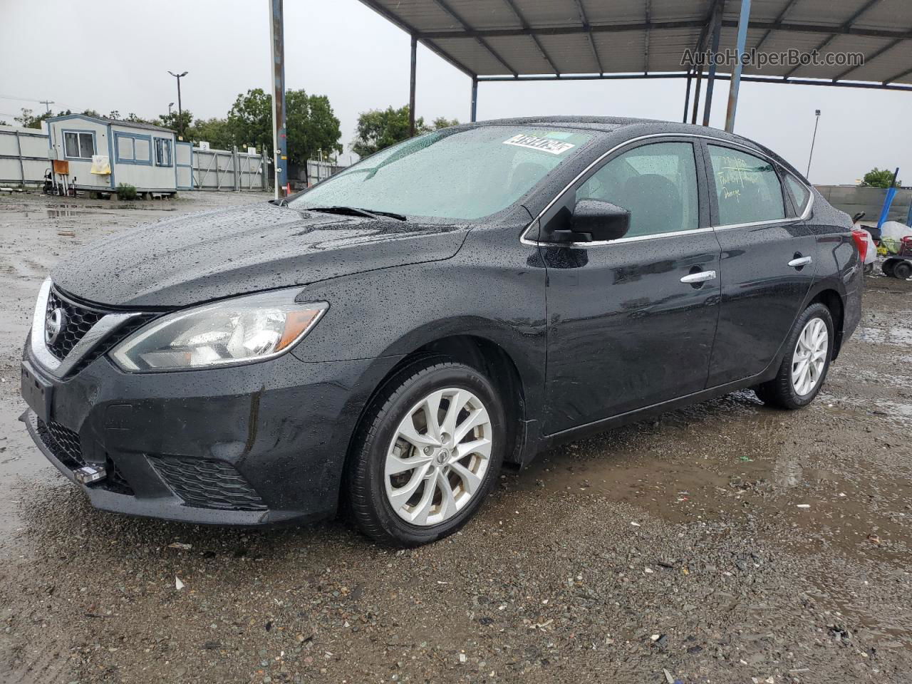 2019 Nissan Sentra S Black vin: 3N1AB7AP5KY408248